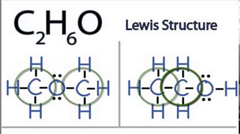 c2h6o lewis dot structure|C2H6O Lewis Structure: How to Draw the Lewis Structure for .